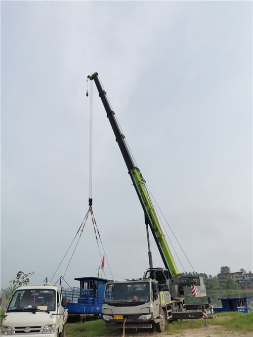 镇远县桥梁建设吊装案例